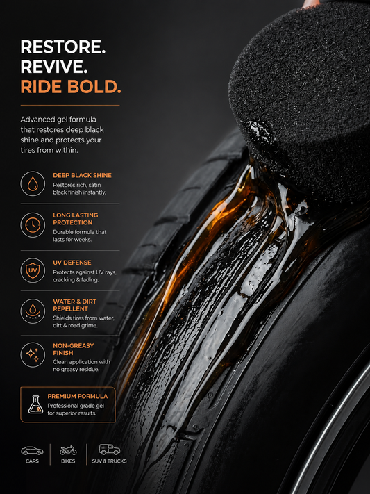 DEEP BLACK — Tire & Trim Restorer
