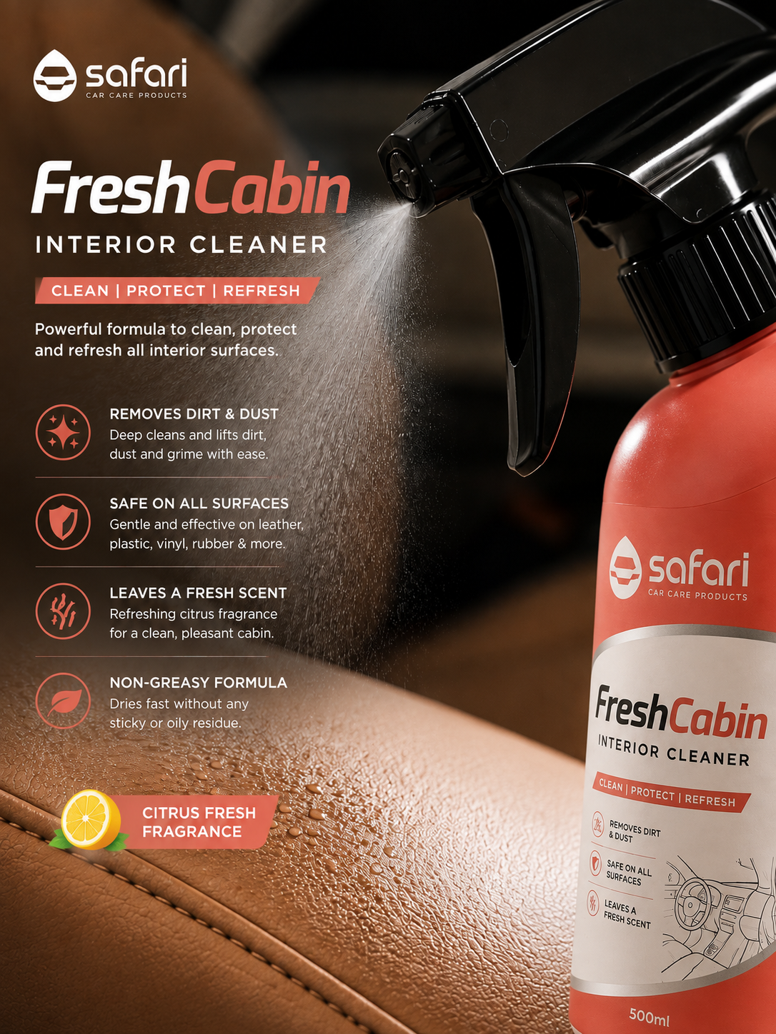FRESH CABIN - Interior Multi-Surface Cleaner